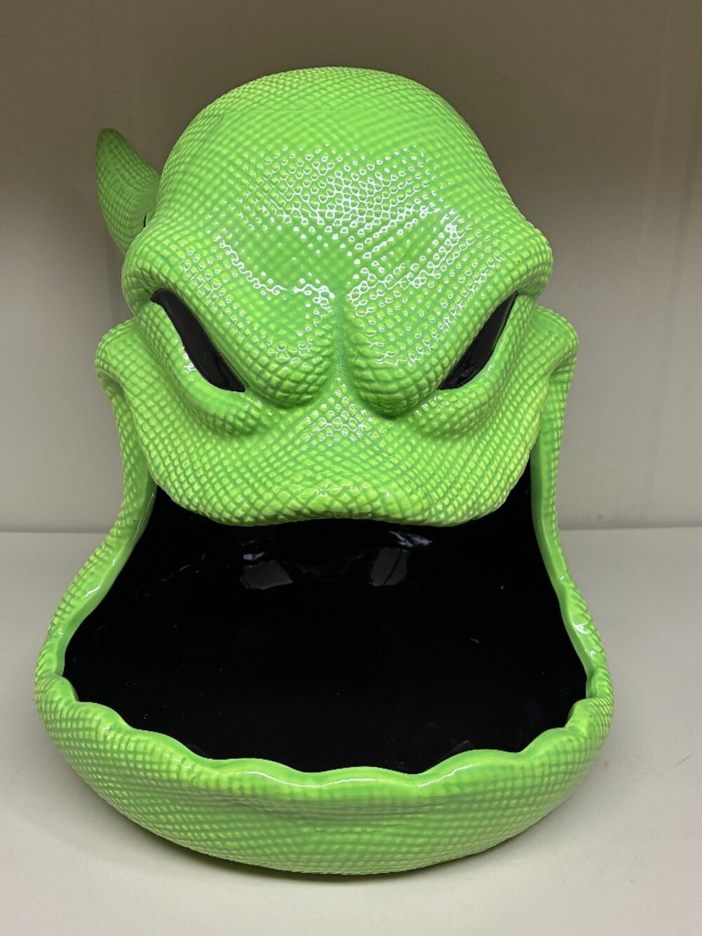 Disney Oogie Boogie Candy Dish Bowl Nightmare Before Christmas Halloween Ceramic